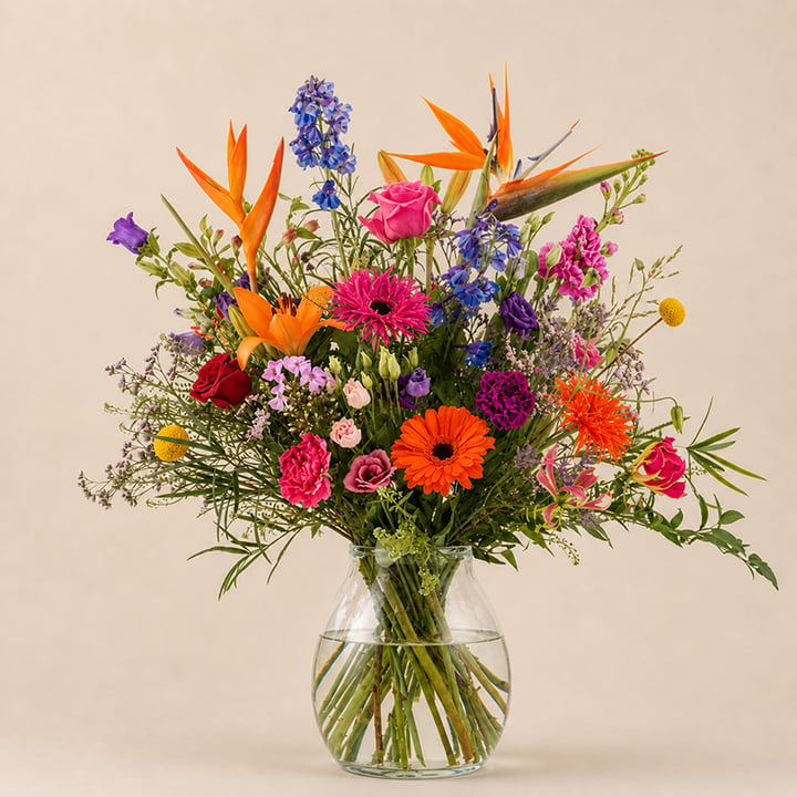 Bloemen in vaas