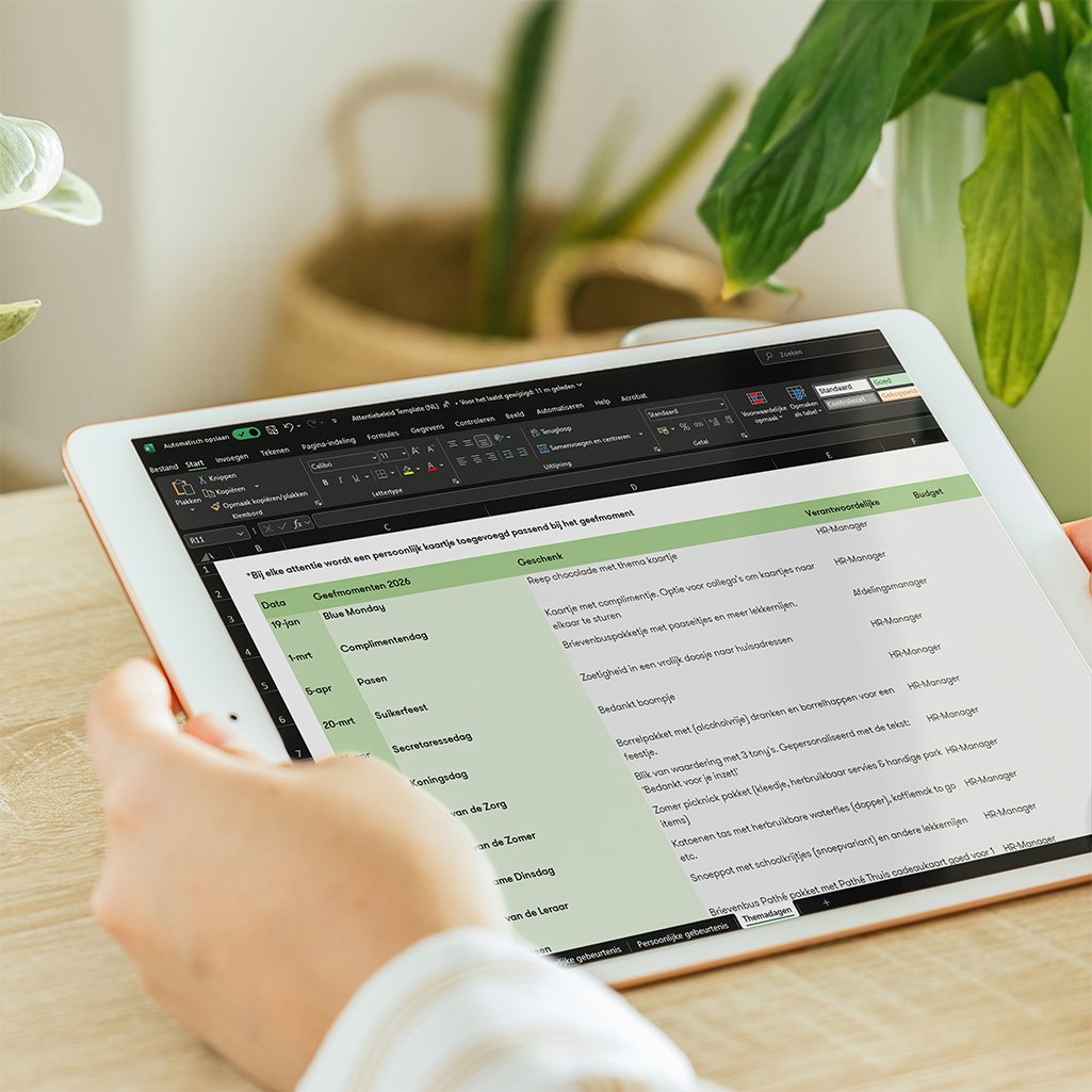 Attentiebeleid - Mock-up vierkant