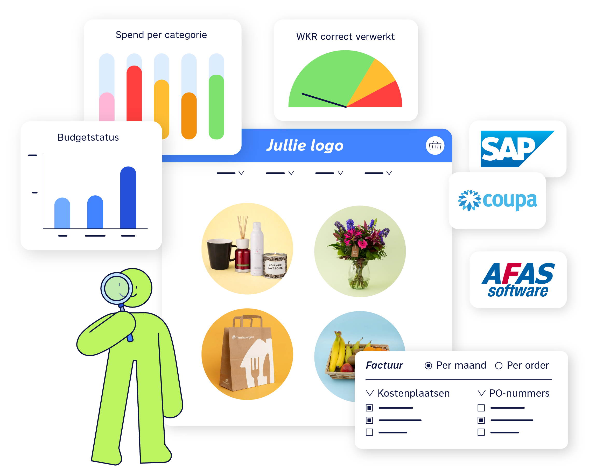 Platform dat Finance inzicht en controle geeft over kleine uitgaven, leveranciers en facturatie.