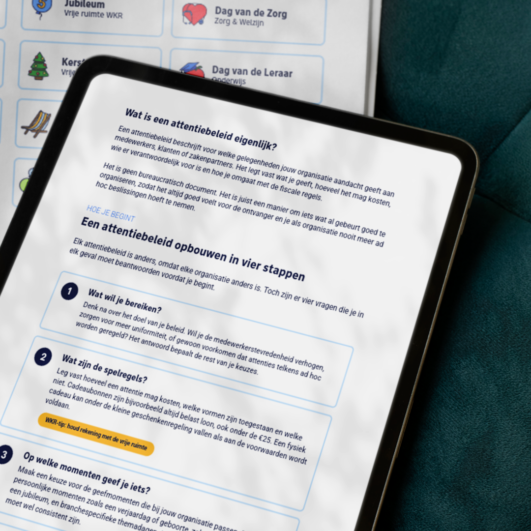 Website afbeelding - Attentiebeleid