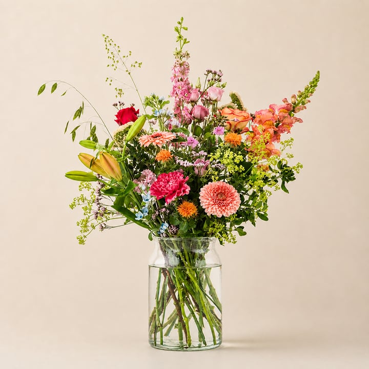 Bloemen in vaas